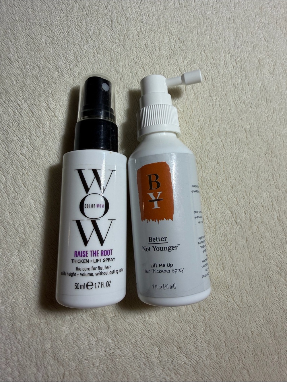 Better Not Younger Lift me Up Hair Thickener Spray Color WOW Raise the Root Thic